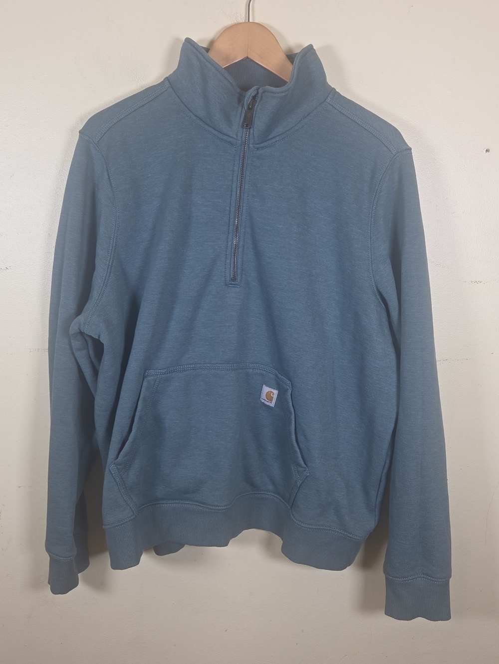 CARHARTT  1/4 ZIP SWEATSHIRT MENS RELAXED FIT MIDWEIGHT XXL READ